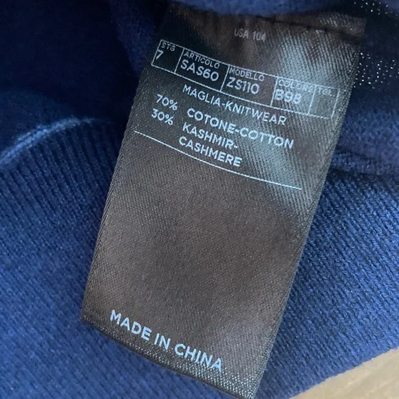 Ermenegildo Zegna Sport Cashmere Blend Sweater